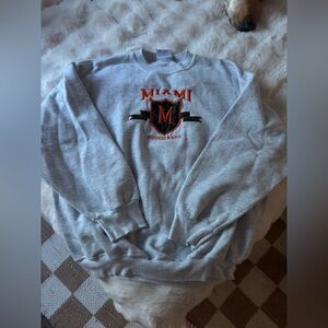 Vintage Miami hurricanes crewneck